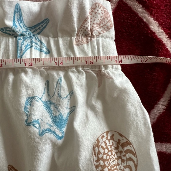 NWT Ann Taylor LOFT White Beach Print Tank Top Medium - Picture 7 of 8